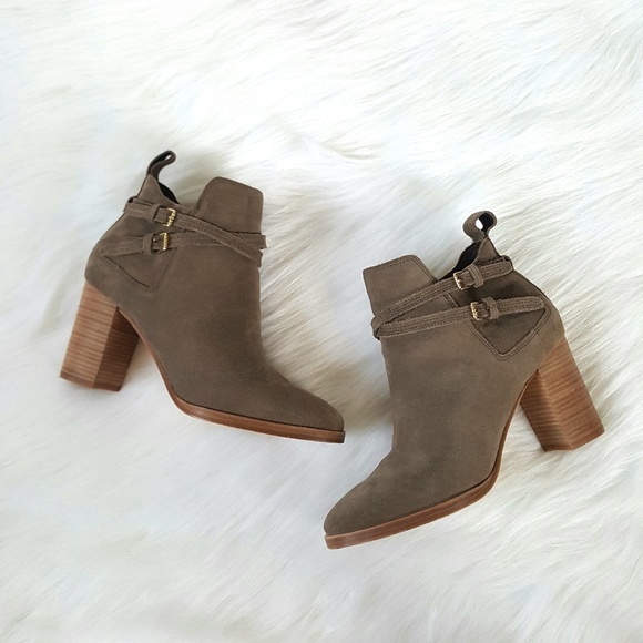 Cole Haan Shoes - FINAL Cole Haan Ankle Linnie Bootie Morel Suede